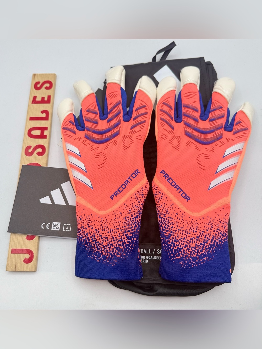 Adidas Predator Pro Hybrid Cut Goalkeeper Gloves JN5364 Soccer Men’s Sz 9.5 NWT